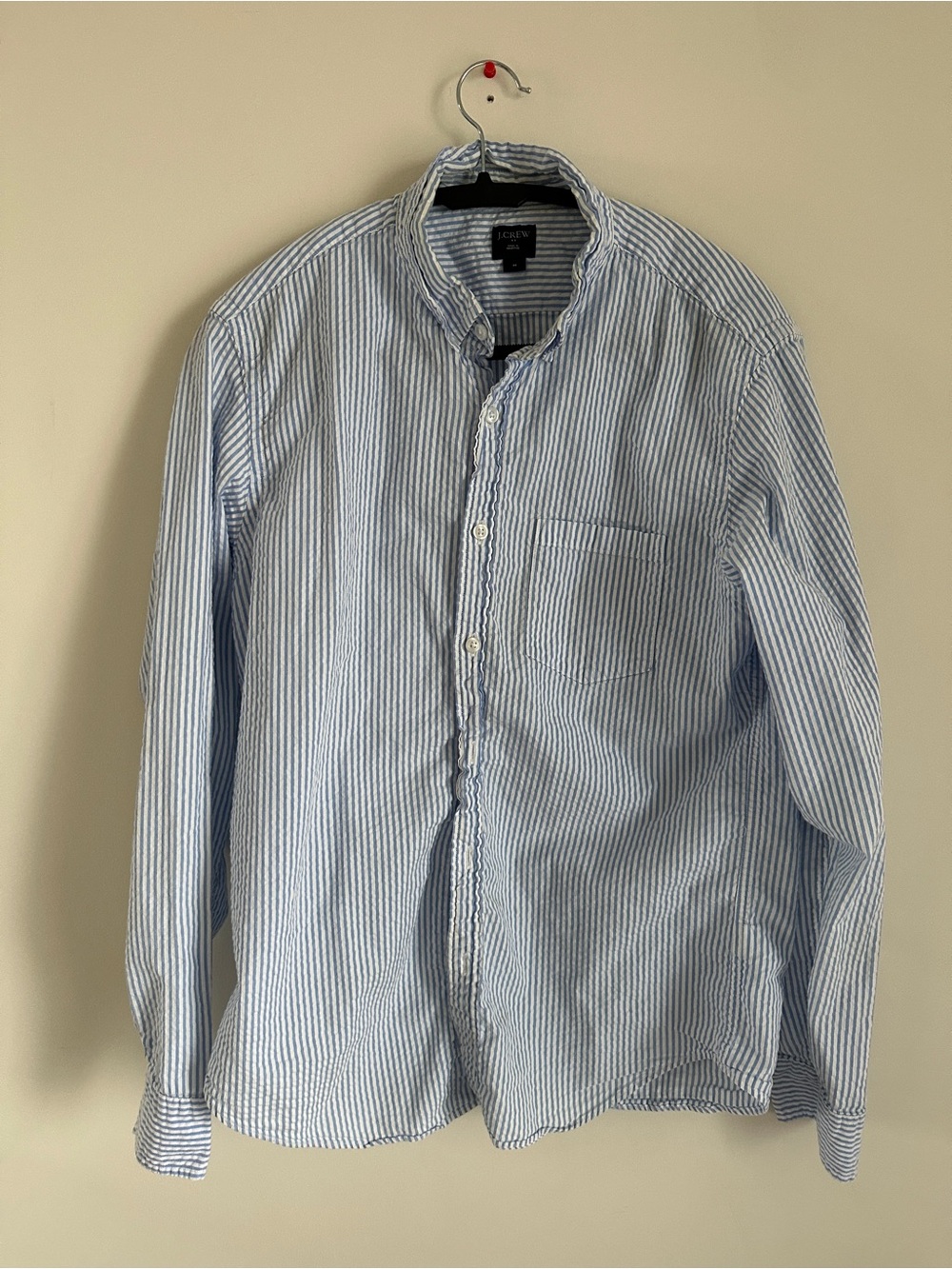 J.Crew Blue Striped Shirt